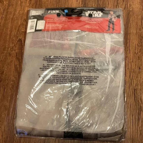 Youth Disney Star Wars Finn Halloween Costume Large 12-14 Years - Picture 5 of 6